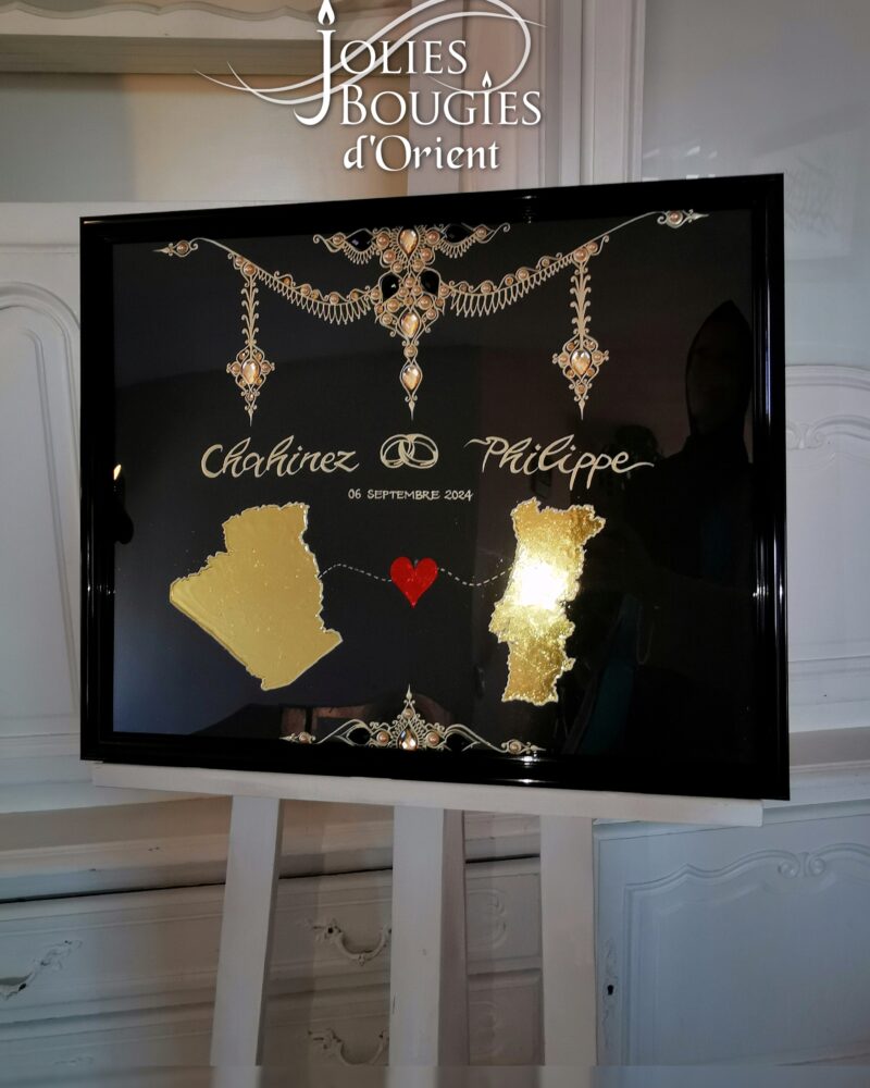 Cadre – Mariage Love Nacrée